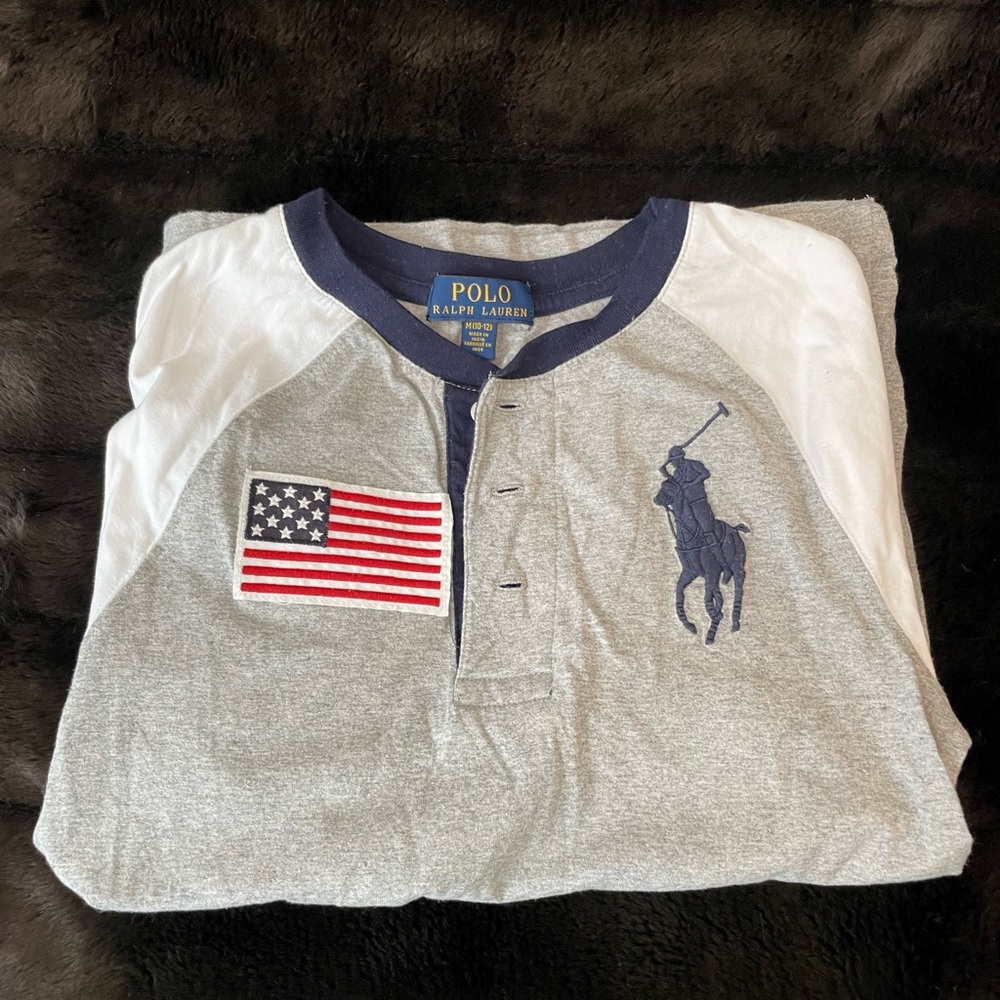🇺🇸Ralph Lauren shirt in heather grey